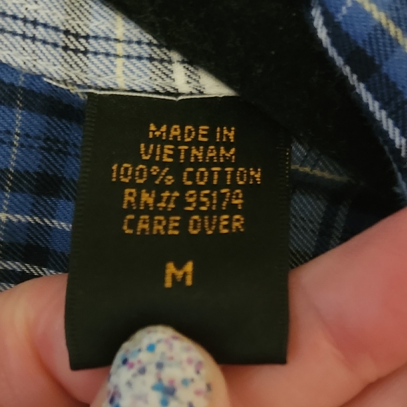 Alexander Julian Men's Thomaston Twill Long Sleeve Button Down Shirt Size M - Picture 4 of 6